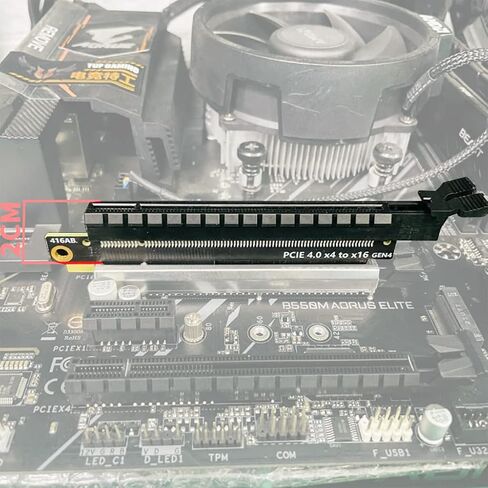 JMT PCIE 4.0 x4 x8 إلى X16 محول بطاقة RISER محول PCB Gen4 لوحة لبطاقة بطاقة شبكة الرسومات وبطاقة PCIE قياسية أخرى (x8 إلى x16) in Kuwait