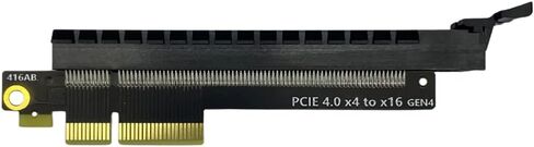 JMT PCIE 4.0 x4 x8 إلى X16 محول بطاقة RISER محول PCB Gen4 لوحة لبطاقة بطاقة شبكة الرسومات وبطاقة PCIE قياسية أخرى (x8 إلى x16) in Kuwait