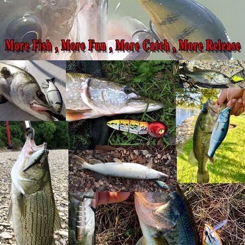 Sinking 2-Jointed Glide Bait – Realistic Multi-Segment Soft Lure for Bass, Pike & Walleye Fishing in Saudi Arabia