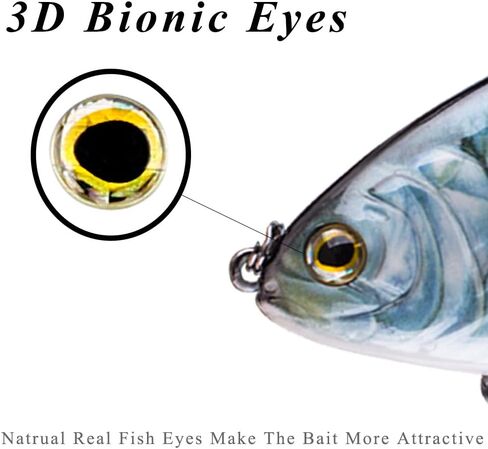 Sinking 2-Jointed Glide Bait – Realistic Multi-Segment Soft Lure for Bass, Pike & Walleye Fishing in Saudi Arabia