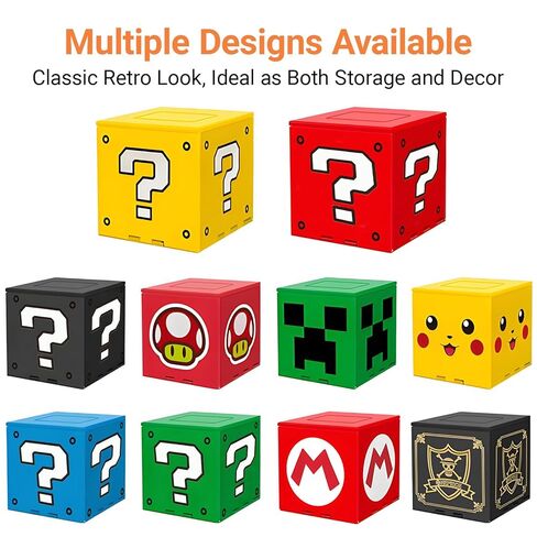 Switch Game Case Holder Cube 41 Slots Compatible with Nintendo Switch 2 & Switch & OLED & Lite, Portable Switch Cartridge Case Cute Retro Themed Travel Game Card Storage Question Mark Block Box Yellow in Kuwait