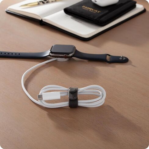 U Brands Silicone Cord Organizer Cable Clips ، مجموعة من 20 علاقات الكابلات ، إدارة الكابلات ، ملحقات مكتب المكتب ، اللوازم المكتبية ، ألوان متنوعة in Kuwait