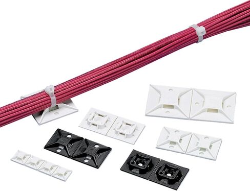 Panduit ABM2S-S6-D Cable Mount ، #6 المسمار ، 1 × 1 بوصة ، أبيض (500 حزمة) in Kuwait