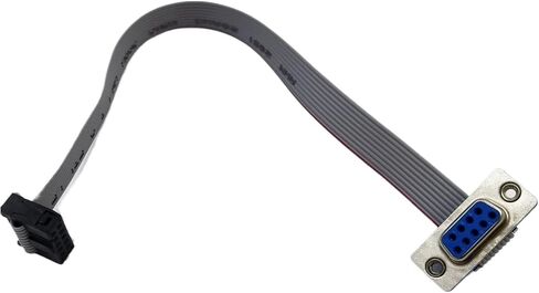 30 سم DB9 ذكر إلى FC-10P Cable Cable RS232 موصل المنفذ التسلسلي إلى 2.54 مم أنثى كابل محول P/LUG (0.3M) in Saudi Arabia