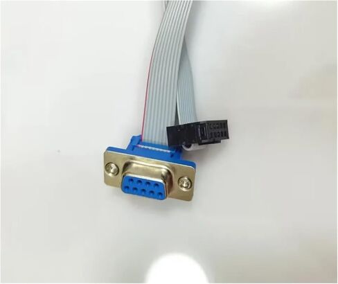 30 سم DB9 ذكر إلى FC-10P Cable Cable RS232 موصل المنفذ التسلسلي إلى 2.54 مم أنثى كابل محول P/LUG (0.3M) in Saudi Arabia