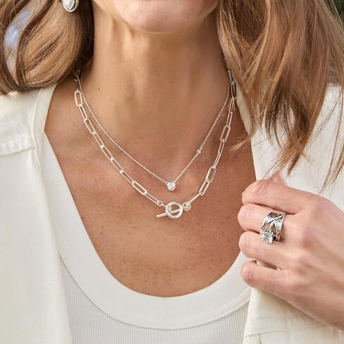 Silpada 'Let's Link' 18K Yellow Gold-Plated Sterling Silver Chain Necklace, 17" in Kuwait