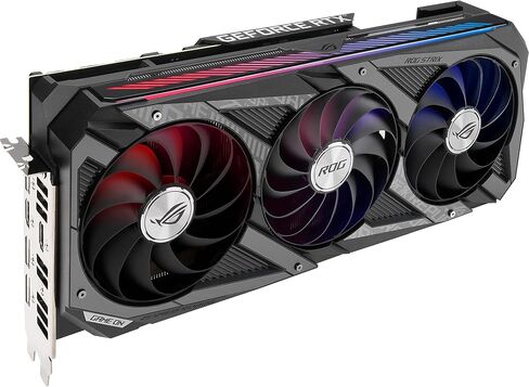 Asus Rog Strix Nvidia Geforce RTX 3070 V2 OC EDITION AMPLICE GRASTS (PCIE 4.0 ، 8GB GDDR6 ، LHR ، HDMI 2.1 ، DisplayPort 1.4A ، AXIAL-TECH ، 2.9-SLOT ، Super Alloy Power II ، GPU II) (READED) (READED) in Kuwait