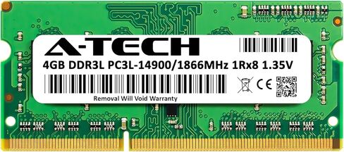 A-Tech 16GB KIT (2x8GB) DDR3/DDR3L 1866MHz PC3L-14900 (PC3-14900) CL13 SODIMM 2RX8 in Kuwait