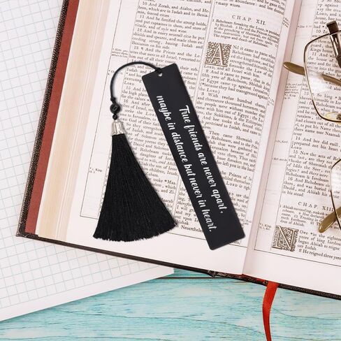 Life Isnt About Waiting for The Storm to Pass Its Learning to Dance in The Rain, Metal Engraved Bookmark, Teacher Gift, Book Club Gift for Women Men Friends in Saudi Arabia