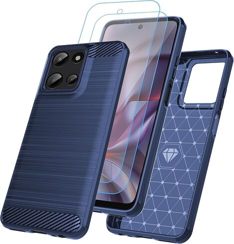 للحصول على Moto G-5G 2024 CASE: مع حامي الشاشة الزجاجية المقسى ، فإن تصميمًا أنيقًا وخفيف الوزن لموتورولا G 5G 2024 𝐍𝐨𝐭 𝐅𝐢𝐭 "𝐆 𝐏𝐥𝐚𝐲 𝟐𝟎𝟐𝟒" ، الأسود in Kuwait