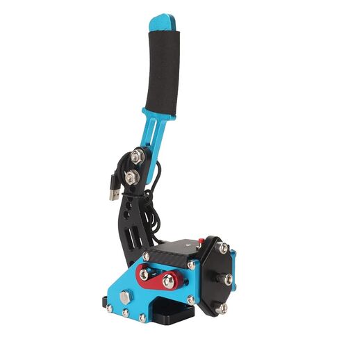 Septpenta USB Handbrake, 2 in 1 Computer Simulation Racing Game Handbrake, 64 Bit Universal Handbrake, Plug and Play for G27 G25 G29 T500 T300, Windows(Blue) in Kuwait