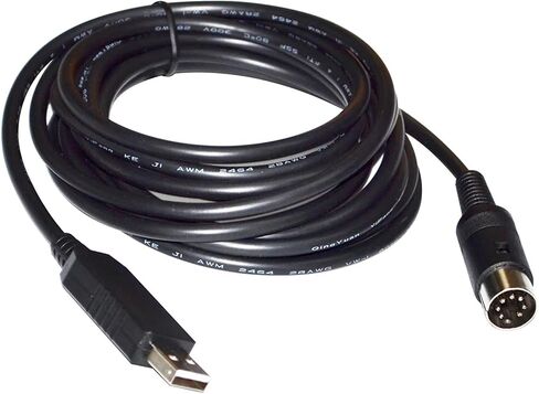 USB إلى DIN 7P MALE RS232 كابل اتصال البرمجة التسلسلية (3 أمتار) in Kuwait