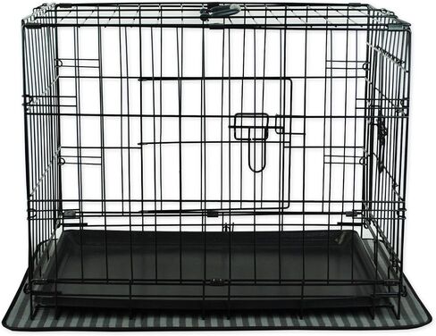 Bone Dry Striped Pet Cage Mat, XX-Large - 30 x 45, Gray in Saudi Arabia
