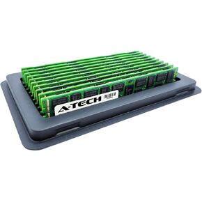 A-Tech 128GB Kit (8x16GB) Memory RAM for HP ProLiant DL360p G8 - DDR3 1600MHz PC3-12800 ECC Registered RDIMM 2Rx4 1.5V - Server