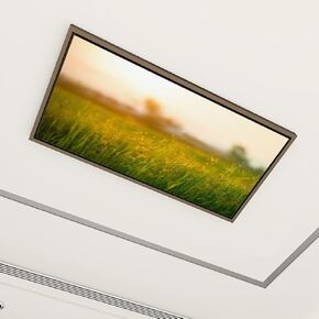 6 Pack Fluorescent Light Covers for Ceiling Lights Storm Clouds Prairies Saskatchewan Decorative Magnetic Fluorescent Light Filters for Classroom Office Home 4x2 ft