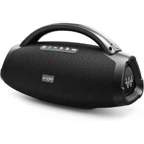 W-king 300W Peak 200W RMS مكبرات صوت بلوتوث محمولة ، مكبر صوت ضخم بوكس ​​بوكس ​​IPX7 مقاوم للماء ، مكبر صوت لاسلكي خارجي كبير/V5.3/EQ