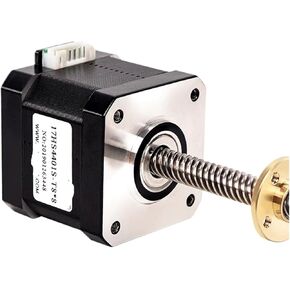 Nema17 Screw Motor 17HS4401S-T8*8 300mm 1.5A 40N.cm Screw Rod Linear Stepping Motor with Trapezoidal Lead(4401S-T8-250mm)