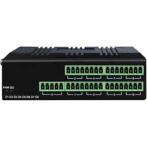 تبديل السكك الحديدية الصناعي DIN Gigabit Ethernet 1 إلى 8 RS485 HUB Industrial DIN RAIL RS485 HUB