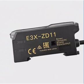 E3X-ZD11 Highly Interference-Resistant Fiber Optic Amplifier Sensor NPN Output Cable Length: 2 m
