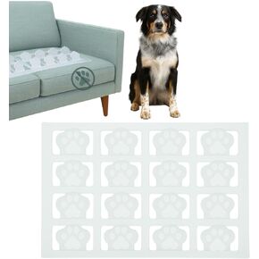 Couch Guard & Furniture Protector - Keep Dogs & Pets Safely Off Furniture (Pack of 4 /Clear) Made in USA!
