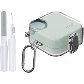 for CMF Buds 2 Plus/CMF Buds 2 / CMF Buds Pro 2 Case with Safety Lock, Flexible TPU Clear Protective Case with Cleaner Kit & Carabiner Accessories Set(Clear) in Saudi Arabia