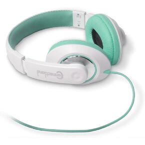 Stereo Wired Headphone & Microphone Lightweight 40mm Speaker Music Gaming Stylish Teal CL-AUD63035