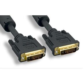 Nippon Labs 30D-10DV-07125-28AW Black DVI-D Dual Link Male to Male DVI Cable