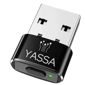 Mouse Jiggler, Undetectable, USB Mouse Mover with Switch Button, Automatic Jiggler with 3 Jiggle Modes, Safe, Secure, Keep Computer/Laptop Awake, Black