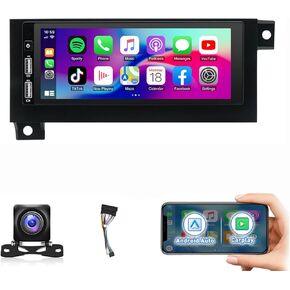 Car Stereo Radio fits for 1994–2002 Dodge Ram 1500 2500 3500 for Cirrus 1995-2000 for Chrysler Town & Country 1990-2000 6.8 Touch Screen Car Stereo w/Carplay Android Auto GPS WiFi-2+32G