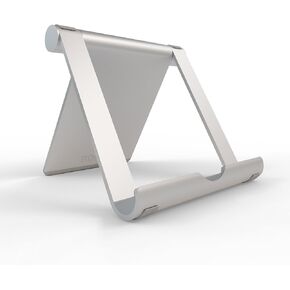 TechMatte Multi-Angle iPad Pro Stand-Aluminum Desktop Tablet Holder (Silver)