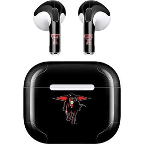 Skinit Decal Audio Skin Compatible with Apple AirPods (3rd Gen, 2021) - Officially Licensed Red Raiders Logo Design