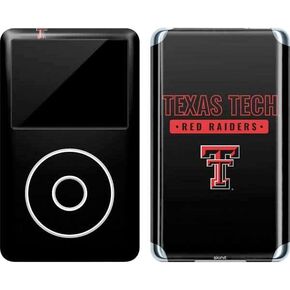 Skinit Decal MP3 Player Skin Compatible with iPod Classic (6th Gen) 80GB - Officially Licensed College TT Red Raiders Design