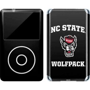 Skinit Decal MP3 Player Skin Compatible with iPod Classic (6th Gen) 80GB - Officially Licensed College North Carolina State Wolfpack Design