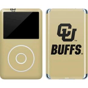 Skinit Decal MP3 Player Skin Compatible with iPod Classic (6th Gen) 80GB - Officially Licensed College CU Buffs Design