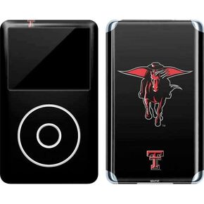 Skinit Decal MP3 Player Skin Compatible with iPod Classic (6th Gen) 80GB - Officially Licensed College Red Raiders Logo Design