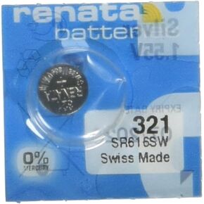 2 PCS 321 Renata Silver Oxide 0 ٪ Mercury Electronic Batteries SR616SW