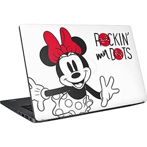 Skinit Decal Laptop Skin Compatible with Latitude 7420 - Officially Licensed Disney Minnie Mouse Rockin My Dots Design