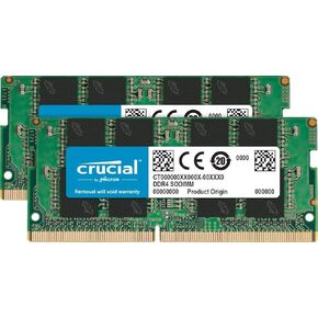 Crucial Memory Bundle with 32GB (2 x 16GB) DDR4 2666MHz SODIMM Upgrade kit CT2K16G4SFD8266 Compatible with iMac Retina 5K 27-inch 2019 (iMac19,1) and Mac Mini 2018 (Macmini8,1)