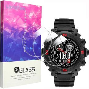 Compatible for Armitron Sync Screen Protector, [3 Pack] 9H Tempered Glass Screen Protector Film Compatible for Armitron Connect Sync Smartwatch (3 Pack)