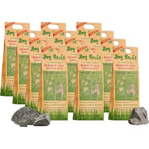 Dog Rocks 12-Pack Natural Pet Urine Lawn Spot Eliminator, 24 Months Supply