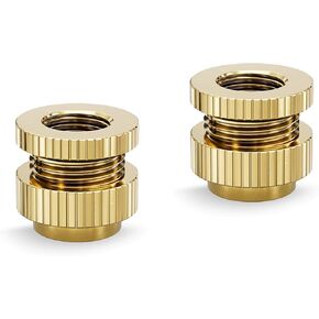 EKWB EK-Quantum Torque Pass-Through G1/4, Nickel, 2-Pack