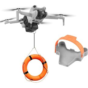 Mini 3 / Mini 3 Pro Propeller Holder, Strap Guard Airdrop Payload System Transport Release Delivery Drop Fishing with Bait Release for Wedding Scene Fishing Bait & Rescue Accessories