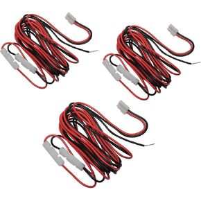 T-stape DC Cord Car Care 3M لـ YAESU FT-7800R FT-7900R FT-8900R FT-2400 FT-2500 ICOM IC-F1610 IC-F2610 IC-F1010 IC-F2010 IC-F110S Kenwood TM-271/281/461/481/741