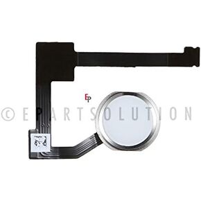 ePartSolution_ Replacement Part for iPad Mini 4 A1538 A1550 Home Button Flex Cable Menu Key Button White USA