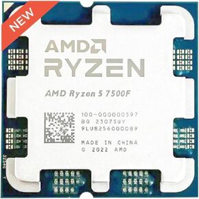 CPU Processor AMD Ryzen 5 7500F R5 7500F 3.7GHz 6-Core 12-Thread CPU Processor 5NM L3=32M 100-000000597 Socket AM5 Without Cooler New