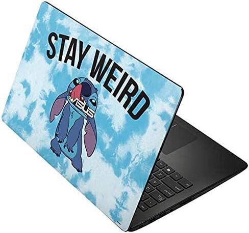 Skinit Skinit Lastop Captop Skin متوافق مع ASUS X502CA 15.6 - ديزني ليلو مرخص رسميًا وغرزة تصميم غريب in Kuwait