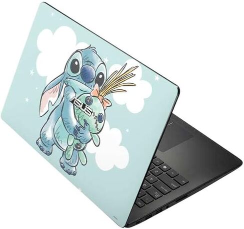 Skinit Skinit Lastop Captop Skin متوافق مع ASUS X502CA 15.6 - ديزني ليلو مرخص رسميًا وغرزة تصميم غريب in Kuwait