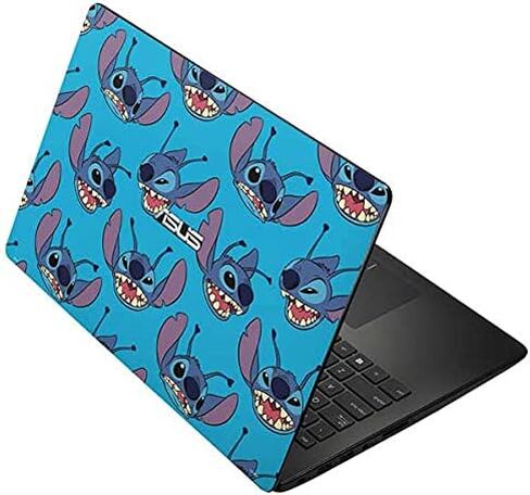 Skinit Skinit Lastop Captop Skin متوافق مع ASUS X502CA 15.6 - ديزني ليلو مرخص رسميًا وغرزة تصميم غريب in Kuwait