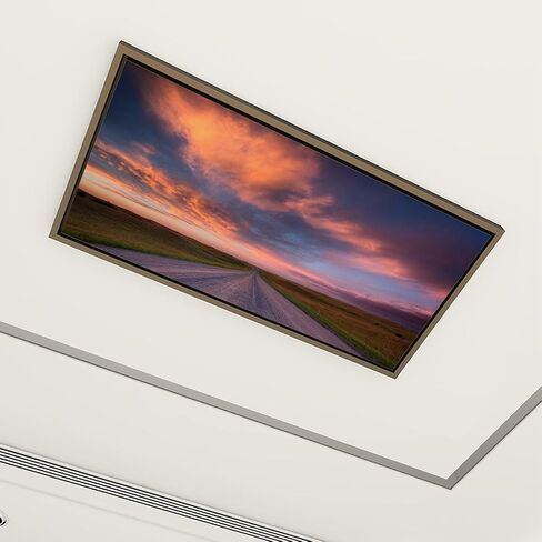 6 Pack Fluorescent Light Covers for Ceiling Lights Storm Clouds Prairies Saskatchewan Decorative Magnetic Fluorescent Light Filters for Classroom Office Home 4x2 ft in Kuwait