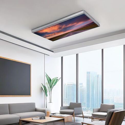 6 Pack Fluorescent Light Covers for Ceiling Lights Storm Clouds Prairies Saskatchewan Decorative Magnetic Fluorescent Light Filters for Classroom Office Home 4x2 ft in Kuwait